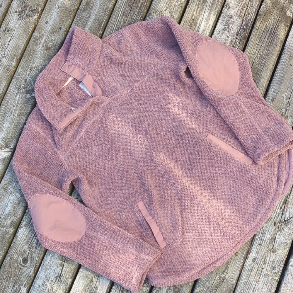 Thread & Supply Mauve Fleece Pullover